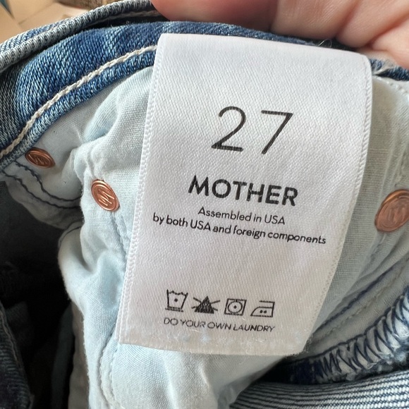 NWOT Mother high waisted skimp jeans - Picture 4 of 6